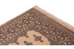 Oryginalny dywan Buchara z Pakistanu 100% wełna 170x240cm beżowy