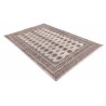 Oryginalny dywan Buchara z Pakistanu 100% wełna 170x250cm szary