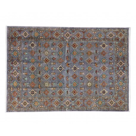 Dywan Ziegler Khorjin Arijana Gabbeh 100% wełna kamienowana ręcznie tkany luksusowy 170x240cm kolorowy