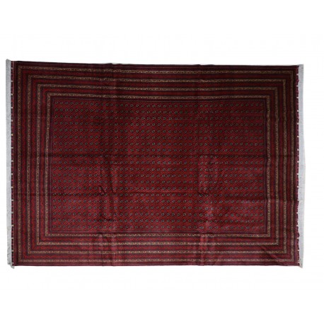 Kobierzec z Afganistanu Khan Mohammadi 100% wełniany monochromatyczny orientalny dywan ręcznie wykonany 300x400cm