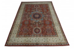 Ręcznie tkany dywan Ziegler Mamluk z Pakistanu 100%wełna 300x400cm