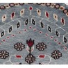 Oryginalny dywan Buchara z Pakistanu 100% wełna 60x60m okrągły