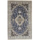 Ręcznie tkany dywan Nain z Iranu 100% wełna 170x270cm niebieski perski