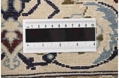 Ręcznie tkany dywan Nain 9la Habibian z Iranu 170x270cm granatowy