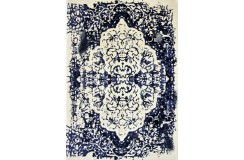 100% welniany perski ręcznie tkany dywan vintage z Iranu - unikat ok 200x300 beżowy