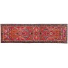 Klasyczny chodnik Hamadan z kwiatowym perskim wzorem granatowy 80x300cm Iran