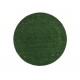 Gładki 100% wełniany dywan Gabbeh Handloom okrągły zielony 150x150cm etniczne wzory