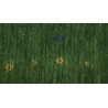 100% wełna gruby dywan handloom z indii  zielony okrągły 150x150cm