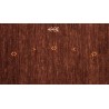 100% wełna gruby dywan handloom z indii brązowy okrągły 150x150cm