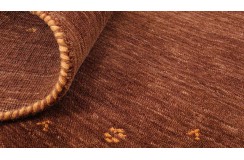 100% wełna gruby dywan handloom z indii brązowy okrągły 150x150cm