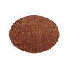 100% wełna gruby dywan handloom z indii brązowy okrągły 80x80cm