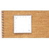 100% wełna gruby dywan handloom z indii pomarańczowy okrągły 80x80cm