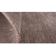 Gładki 100% wełniany dywan Gabbeh Handloom okrągły fioletowy 150x150cm etniczne wzory