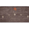 100% wełna gruby dywan handloom z indii fioletowy okrągły 120x120cm