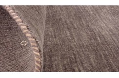 100% wełna gruby dywan handloom z indii fioletowy okrągły 120x120cm