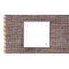 100% wełna gruby dywan handloom z indii fioletowy okrągły 120x120cm