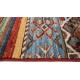 Dywan Ziegler Khorjin Arijana Shaal 100% wełna kamienowana ręcznie tkany luksusowy 150x210cm kolorowy w pasy