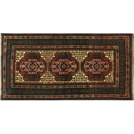 Dywan rękodzieło Beludżów Fein 100% wełna 110x190cm oryginalny z Iranu tradycyjny perski