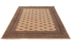 Oryginalny dywan Buchara z Pakistanu 100% wełna 250x300cm beżowy
