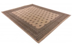 Oryginalny dywan Buchara z Pakistanu 100% wełna 250x300cm beżowy