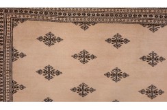 Oryginalny dywan Buchara z Pakistanu 100% wełna 250x300cm beżowy