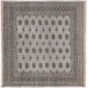 Buchara dywan ręcznie tkany z Pakistanu 100% wełna szary ok 250x250cm