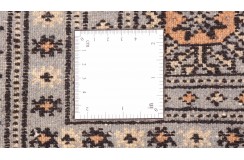 Oryginalny dywan Buchara z Pakistanu 100% wełna 250x250cm szary