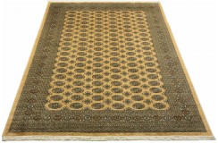 Oryginalny dywan Buchara z Pakistanu 100% wełna 220x300cm beżowy