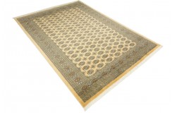 Oryginalny dywan Buchara z Pakistanu 100% wełna 220x300cm beżowy