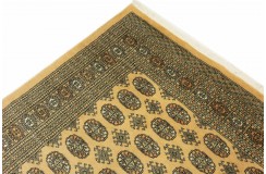 Oryginalny dywan Buchara z Pakistanu 100% wełna 220x300cm beżowy