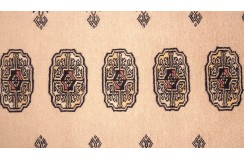 Oryginalny dywan Buchara z Pakistanu 100% wełna 60x180cm beżowy