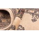 Buchara dywan ręcznie tkany z Pakistanu 100% wełna beżowy ok 60x180cm