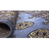 Oryginalny dywan Buchara z Pakistanu 100% wełna 80x380cm niebieski