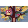 100% wełna gruby dywan z Indii 170x240cm ptaki drzewo designerski