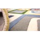 Designerski nowoczesny dywan wełniany dla dzieci kolorowy alfabet 170x240cm Indie 2cm gruby