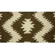 Designerski nowoczesny dywan wełniany art deco beż brąz ok 160x230cm Indie 2cm gruby