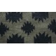 Designerski nowoczesny dywan wełniany art deco szary niebieski ok 120x180cm Indie 2cm gruby