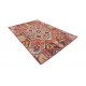 Designerski nowoczesny dywan wełniany geometryczny kolorowy ok 200x300cm Indie 2cm gruby