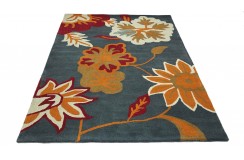 100% wełna gruby dywan z Indii 160x230cm slowers designerski