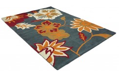 100% wełna gruby dywan z Indii 160x230cm slowers designerski