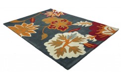 100% wełna gruby dywan z Indii 160x230cm slowers designerski