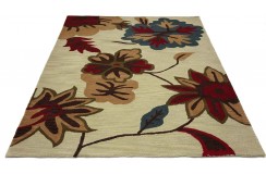 100% wełna gruby dywan z Indii 160x230cm slowers designerski