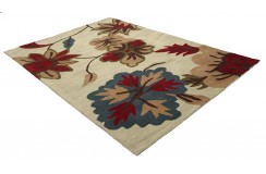 100% wełna gruby dywan z Indii 160x230cm slowers designerski