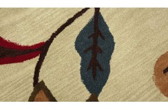 100% wełna gruby dywan z Indii 160x230cm slowers designerski