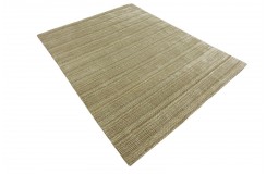 Wełna i wiskoza gruby dywan handloom z indii beżowy 300x400cm