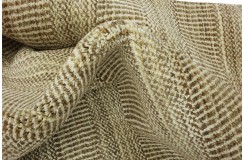 Wełna i wiskoza gruby dywan handloom z indii beżowy 240x340cm