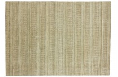 Wełna i wiskoza gruby dywan handloom z indii beżowy 240x340cm