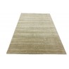 Miękki dywan Gabbeh Handloom w pasy wełna wiskoza beżowy 250x350cm