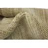 Miękki dywan Gabbeh Handloom w pasy wełna wiskoza beżowy 250x350cm