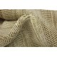 Miękki dywan Gabbeh Handloom w pasy wełna wiskoza beżowy 250x350cm